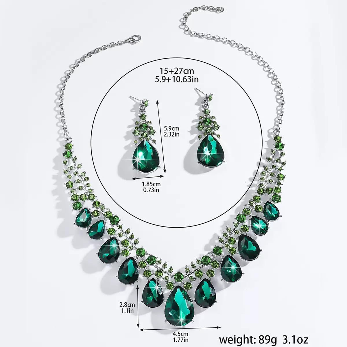 Dazzling Elegance Crystal Jewelry Set™