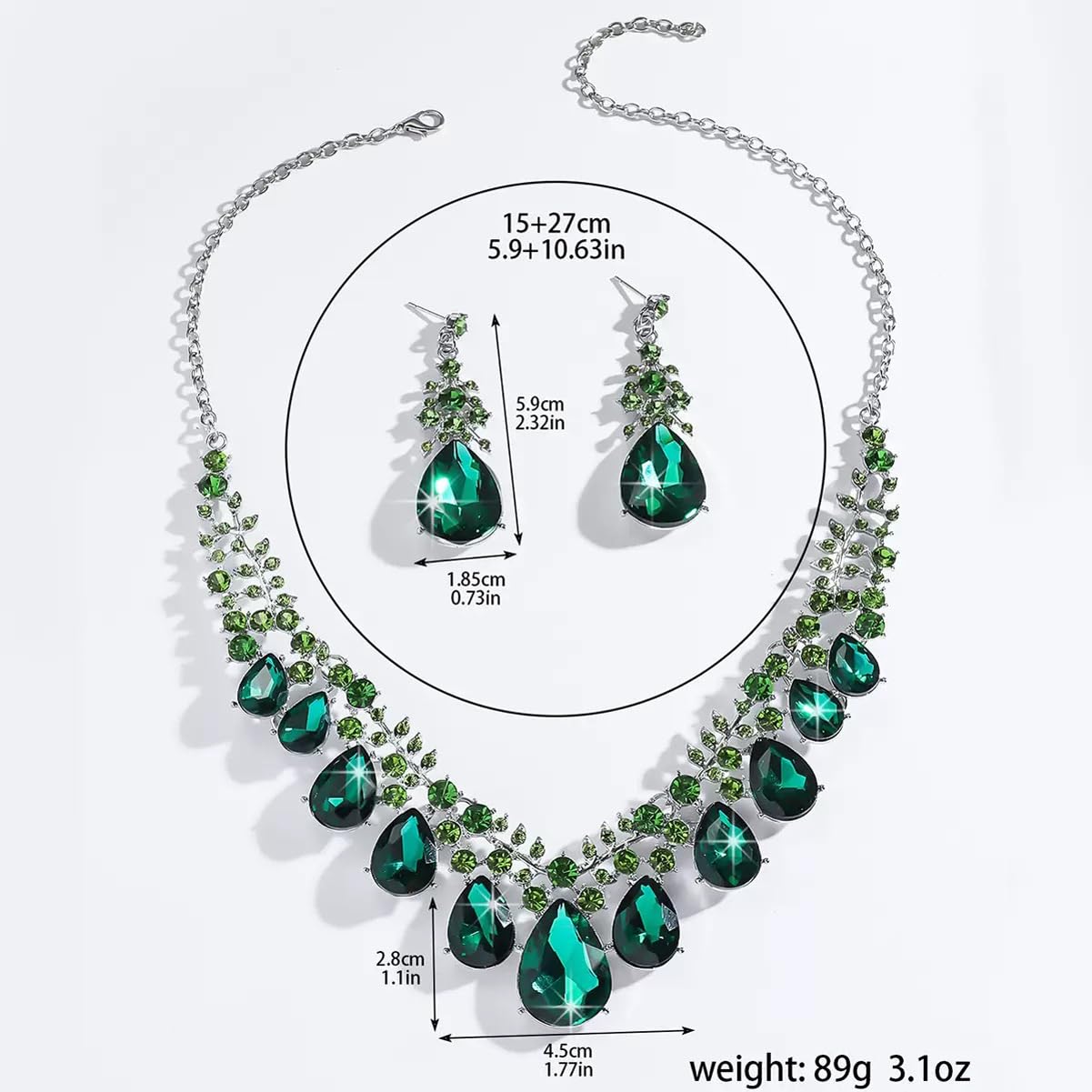 Dazzling Elegance Crystal Jewelry Set™