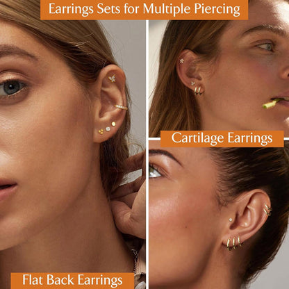 Elegant Anti-Tarnish Earring Set™