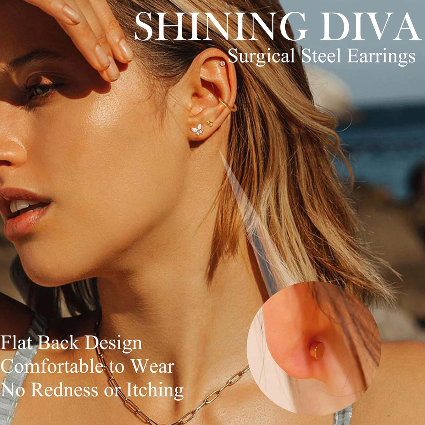 Elegant Anti-Tarnish Earring Set™