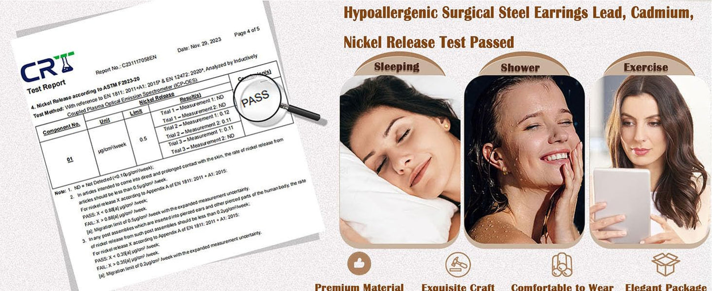 Elegant Anti-Tarnish Earring Set™