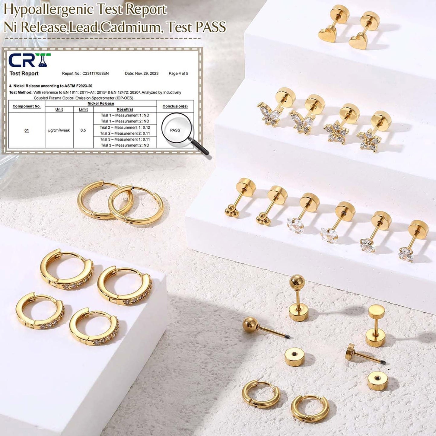 Elegant Anti-Tarnish Earring Set™